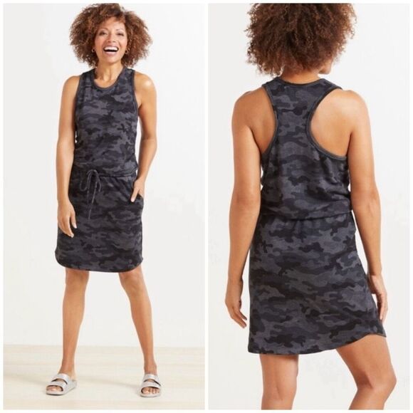 Evereve Sundry Weekender Camo Dress Size S - Picture 1 of 8